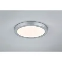 Paulmann Applique et plafonnier LUNAR LED rond, médium, commutable, chromé mat 