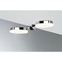 Paulmann Luminaire de miroir BECRUX LED rond, réglable IP20, chrome 