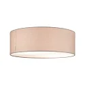 Paulmann Luminaire de plafond MARI avec abat-jour E27, beige gradable