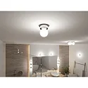 Paulmann Applique et plafonnier GOVE G9 IP44, chrome, mat 