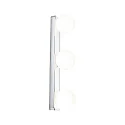 Applique et plafonnier GOVE G9 IP44, chrome, mat 