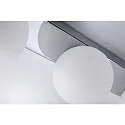 Paulmann Applique et plafonnier GOVE G9 IP44, chrome, mat 