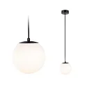 Paulmann Luminaire à suspension GOVE IP44, noir 