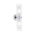 Applique et plafonnier LUENA E14 IP44, chrome, mat 