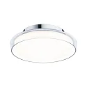 Applique et plafonnier LUENA IP44, chrome, mat 