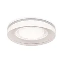 Plafonnier encastré LUENA GU10 IP65, mat, blanche 