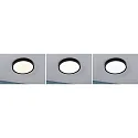 Paulmann bath luminaire TEGA CCT Switch, switchable IP44, mat, black 