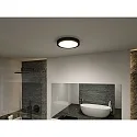 Paulmann bath luminaire TEGA CCT Switch, switchable IP44, mat, black 