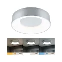 Paulmann Luminaire de salle de bain CASCA CCT Switch, commutable IP44, aluminium mat 