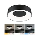 Paulmann Luminaire de salle de bain CASCA CCT Switch, commutable IP44, noir mat 