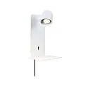 Paulmann Lampe de lecture MALENA avec connexion USB GU10 IP20, blanche 
