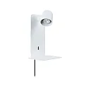 Paulmann Lampe de lecture MALENA avec connexion USB GU10 IP20, blanche 