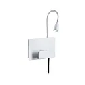 Lampe de lecture HALINA LED avec connexion USB IP20, blanche 