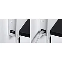 Paulmann reading lamp SERRA LED with USB connection, left IP20, black, white dimmable