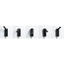 Paulmann Lampe de lecture HULDA LED avec connexion USB IP20, noir gradable
