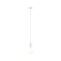 Paulmann Luminaire à suspension RAVI IP44 réglable E27 IP44, blanche