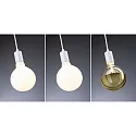 Paulmann Luminaire à suspension RAVI IP44 réglable E27 IP44, blanche