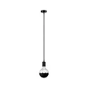 Paulmann Luminaire à suspension RAVI IP44 réglable E27 IP44, noir