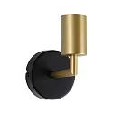 Luminaire mural RAVI IP44 rigide E27 IP44, or, noir