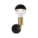 Paulmann Luminaire mural RAVI IP44 rigide E27 IP44, or, noir