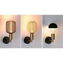 Paulmann Luminaire mural RAVI IP44 rigide E27 IP44, or, noir