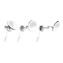 Paulmann Miroir avec éclairage MASUA IP44 - 3X ZOOM 3 fois, rond, avec bras flexible, CCT Switch, inclinable IP44 / IP20, chrome 