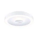 Applique et plafonnier VOLEA Ø 32CM direct / indirect IP44, argent, blanche gradable