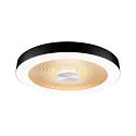 wall and ceiling luminaire VOLEA Ø 40CM direct / indirect IP44, gold, black, silver dimmable
