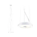 Suspension pendulaire VOLEA 3 fois, réglable, argent, blanche