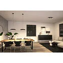 Paulmann Suspension pendulaire VOLEA 3 fois, réglable, noir, argent