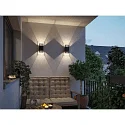 Paulmann Luminaire mural d'extérieur THARIN haut / bas, angulaire, réglable IP44, noir 