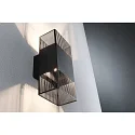 Paulmann Luminaire mural d'extérieur THARIN haut / bas, angulaire, réglable IP44, noir 