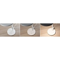 Paulmann Lampe de bureau DARBA réglable, avec capteur de luminosité, avec variateur tactile, blanc mat gradable