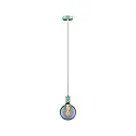 Luminaire à suspension NEORDIC TILLA à 1 flamme E27 IP20, vert clair gradable