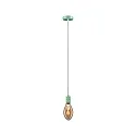 Luminaire à suspension NEORDIC TILLA à 1 flamme E27 IP20, vert clair gradable