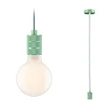 Luminaire à suspension NEORDIC TILLA à 1 flamme E27 IP20, vert clair gradable