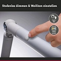 Paulmann Lampe de bureau FLEXBAR CCT Switch, réglable, avec variateur tactile IP20, blanche gradable
