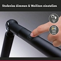 Paulmann Lampe de bureau FLEXBAR CCT Switch, réglable, avec variateur tactile IP20, noir gradable