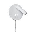Paulmann Lampe de lecture TABARI LED réglable, indirect IP20, chrome, métal, blanche 
