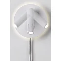 Paulmann Lampe de lecture TABARI LED réglable, indirect IP20, chrome, métal, blanche 
