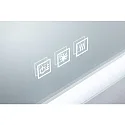 Paulmann Miroir avec éclairage MIRRA LED 60 X 80CM / HIGH angulaire, CCT Switch, avec variateur tactile, avec fonction chauffante IP44