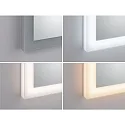 Paulmann Miroir avec éclairage MIRRA LED 60 X 80CM / HIGH angulaire, CCT Switch, avec variateur tactile, avec fonction chauffante IP44