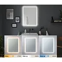 Paulmann Miroir avec éclairage MIRRA LED 60 X 80CM / HIGH angulaire, CCT Switch, avec variateur tactile, avec fonction chauffante IP44