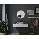 Paulmann Miroir avec éclairage MIRRA LED Ø 60CM rond, CCT Switch, avec variateur tactile, avec fonction chauffante IP44