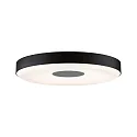 ceiling luminaire PURIC PANE II up / down, round IP20, grey, black dimmable