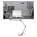 Paulmann Lampe de bureau FLEXBAR CCT Switch, réglable, avec variateur tactile IP20, argent mat gradable