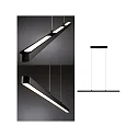 Paulmann Lento LED Pendant luminaire black dimmable, 40W 2700K