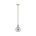 Luminaire à suspension NEORDIC ESBEN E27, dégager, laiton brossé gradable