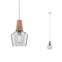 Paulmann Luminaire à suspension NEORDIC YLVIE E27, bois, dégager gradable