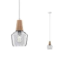 Paulmann Luminaire à suspension NEORDIC YLVIE E27, bois, dégager gradable